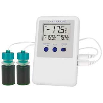 Traceable Calibrated Refrigerator/Freezer Thermometer: 1 Vaccine Bottle Probe