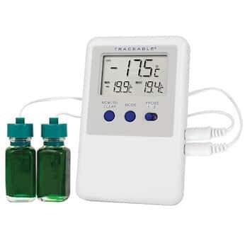 Traceable Calibrated Refrigerator/Freezer Thermometer: 1 Plastic Bottle Probe