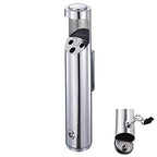Commercial Wall-Mounted Stainless Steel Cigar Ashtray for Outdoor Public Spaces, Large Capacity Cigarette Butt Container, Durable Smokers Outpost Accessory