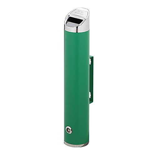 Wall Mounted Stainless Steel Cigar Ashtray for Outdoor Public Spaces - Large Capacity Commercial Cigarette Butts Container, Durable Smokers' Outpost Ashtray