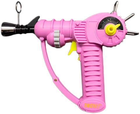 THiCket Raygun Torch Lighter, with Adjustable Flame and Safety Lock (Pink)