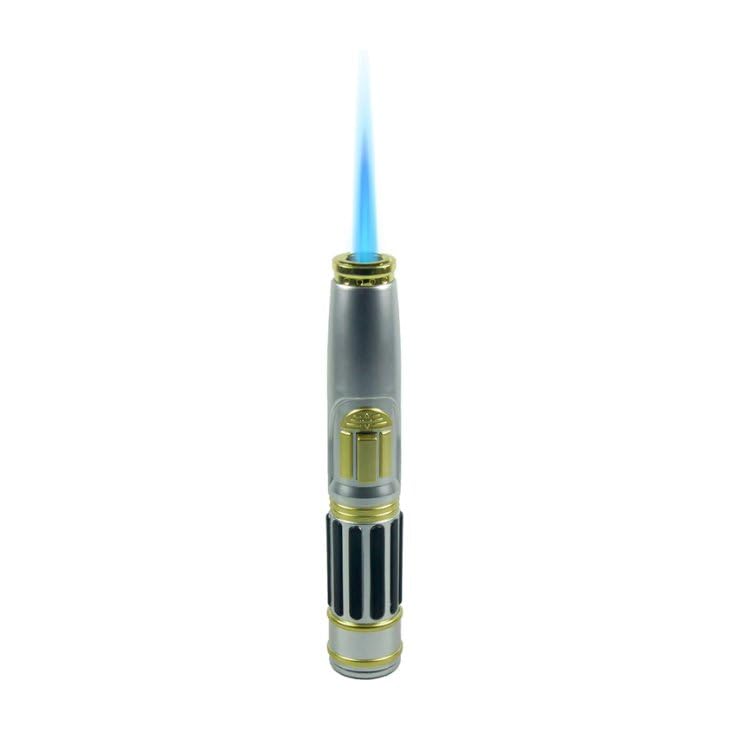 The Chosen One Lightsaber Lighter – Refillable Butane Jet Torch, Windproof & Adjustable Flame – Great Gift for Boyfriends, Husbands & Dads – Unique Collector’s Gadget by Philthy