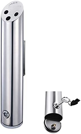 Wall Mounted Stainless Steel Cigar Ashtray for Outdoor Public Use - Large Capacity Commercial Cigarette Butts Container, Durable Smokers Outpost Solution