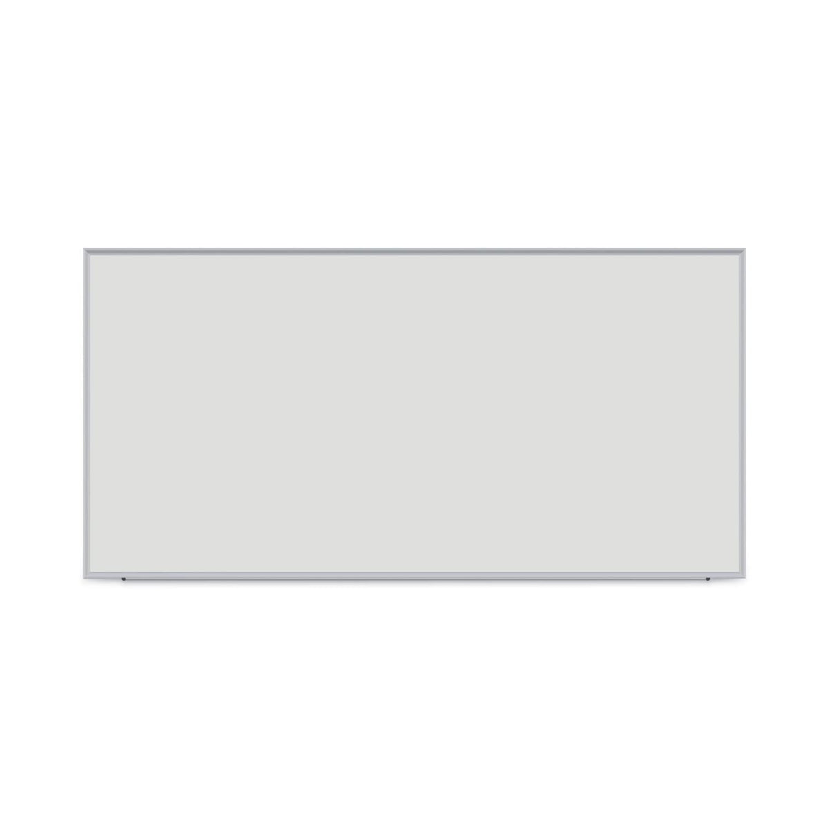 Universal Dry Erase Marker Board, Melamine, 72 x 48, Oak Wood Frame
