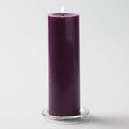Richland® 3" X 9" Hand Poured Purple Pillar Candle Set of 12