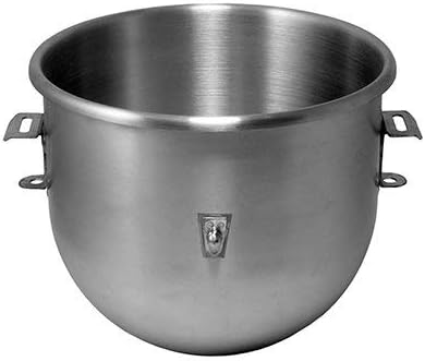 Vollum 20-Quart Commercial Stainless Steel Mixing Bowl for Hobart Mixer - Hobart Equivalent