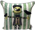 MACKENZIE-CHILDS Throw Pillow, 20x20, Frankenstein