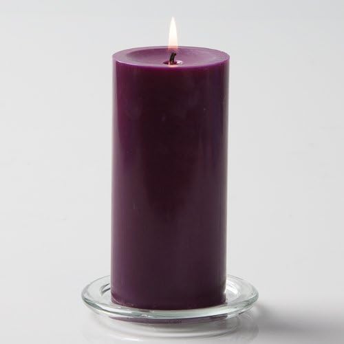 Richland® 3" X 9" Hand Poured Purple Pillar Candle Set of 12