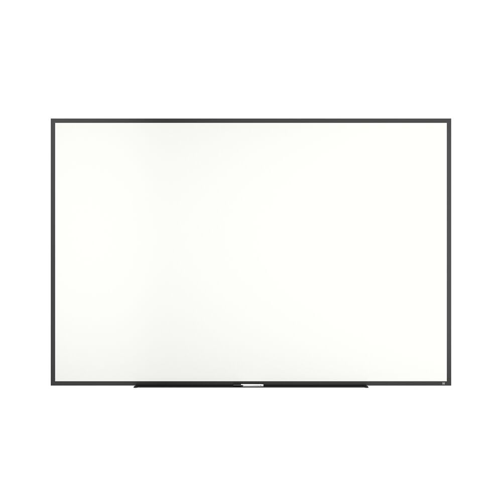 TRU RED Magnetic Steel Dry Erase Board, 5 ft x 3 ft, Black Frame