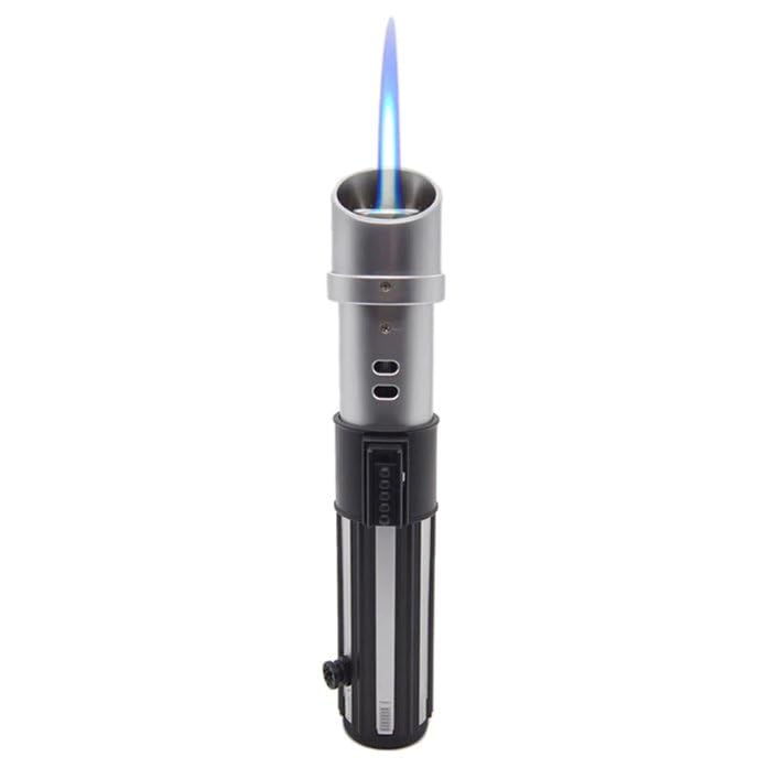 The Chosen One Lightsaber Lighter – Refillable Butane Jet Torch, Windproof & Adjustable Flame – Great Gift for Boyfriends, Husbands & Dads – Unique Collector’s Gadget by Philthy
