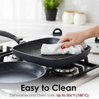 Cuisine::pro Stone Cookware Set, Non-Stick, Toxin-Free, 9 Piece