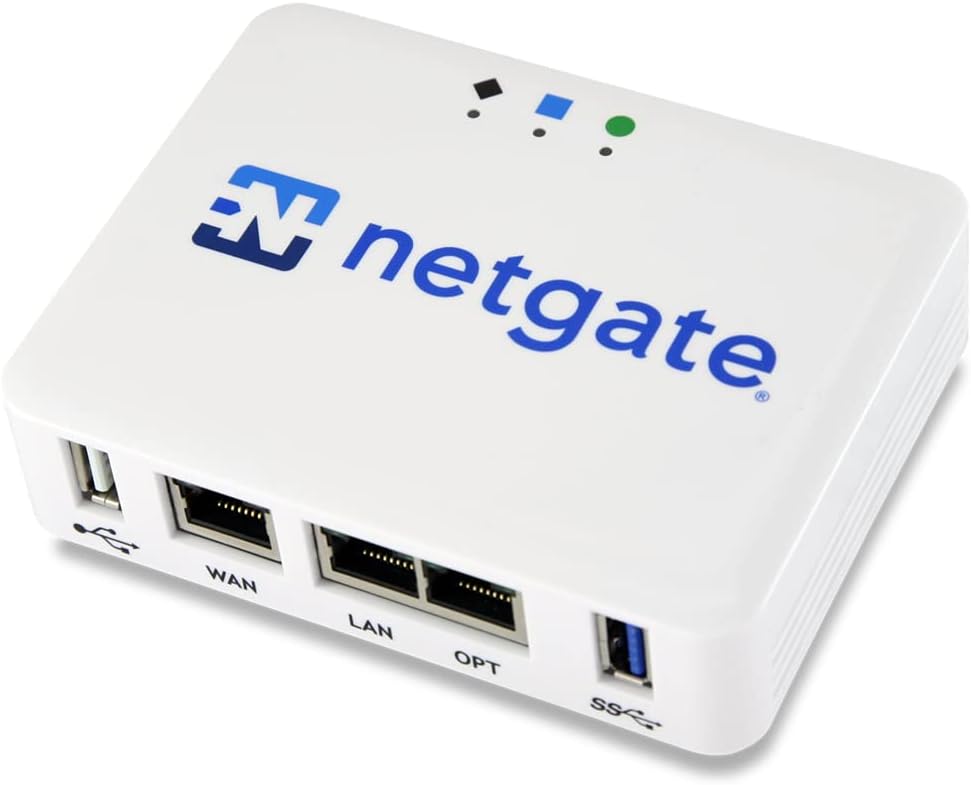 Netgate 1100 pfSense+ Security Gateway - Firewall, Router, VPN