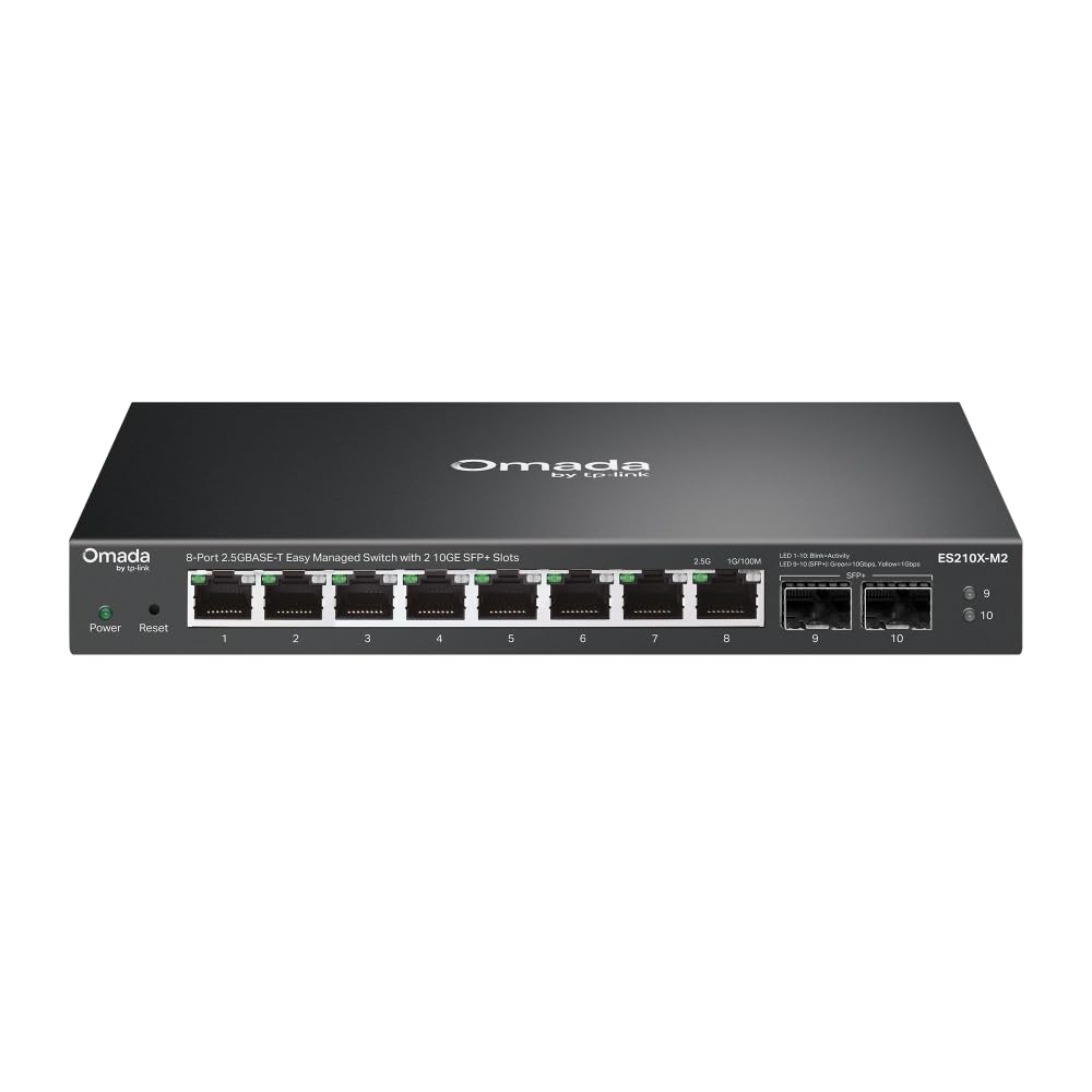 Omada ES206XPP-M2, 5 Port 2.5G Easy Managed PoE Switch