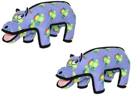 TUFFY® 2 Pack Hippo Ultra Durable Plush Dog Toys