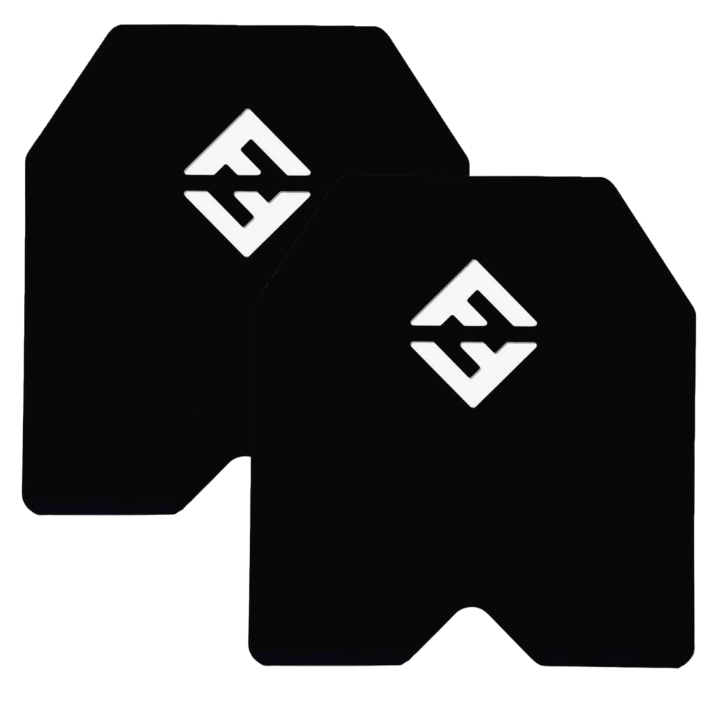 F&F STEEL Adjustable Weighted Vest & Plates - Strength, Edurance, Running, Hiking, Rucking, Fitness WODs