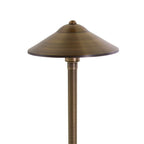 VOLT Max Spread 12V Solid Brass Path Light (25" Tall, 9" Shade), Bronze