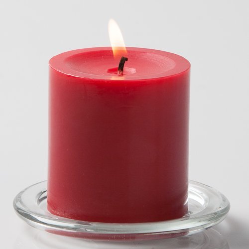 Richland® 3" X 3" Hand Poured Pink Pillar Candle Set of 48