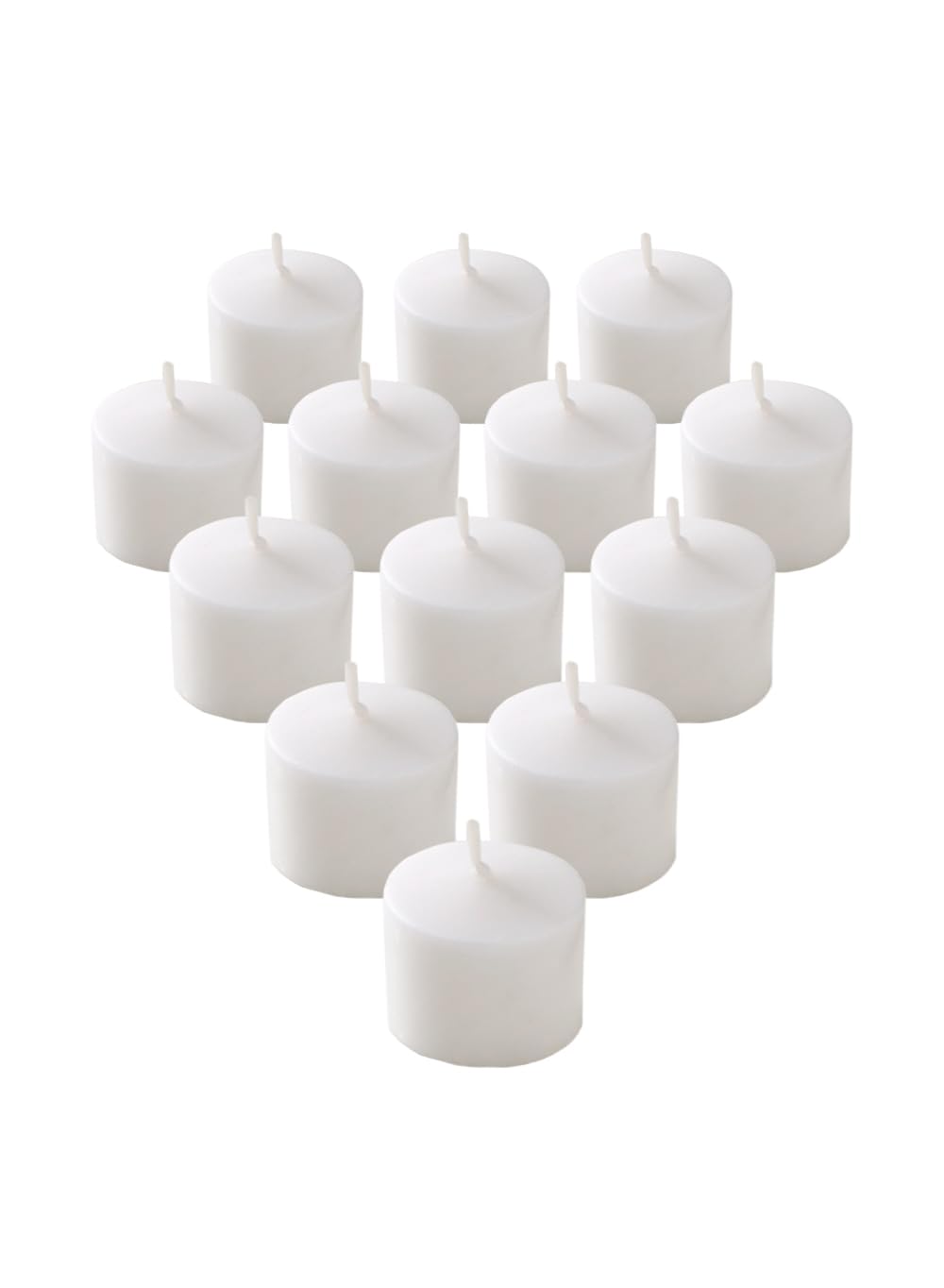 Serene Spaces Living 10-Hour White Votive Candle, Unscented, Long-Burning Tea Light Candles for Weddings, Parties, Events, Restaurants & Bars, Pack of 432