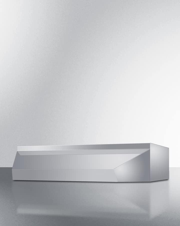 Summit 30” Range Hood Shell Only, Decorative Range Hood Shell, No Electronic Components, Gray, Made In The USA