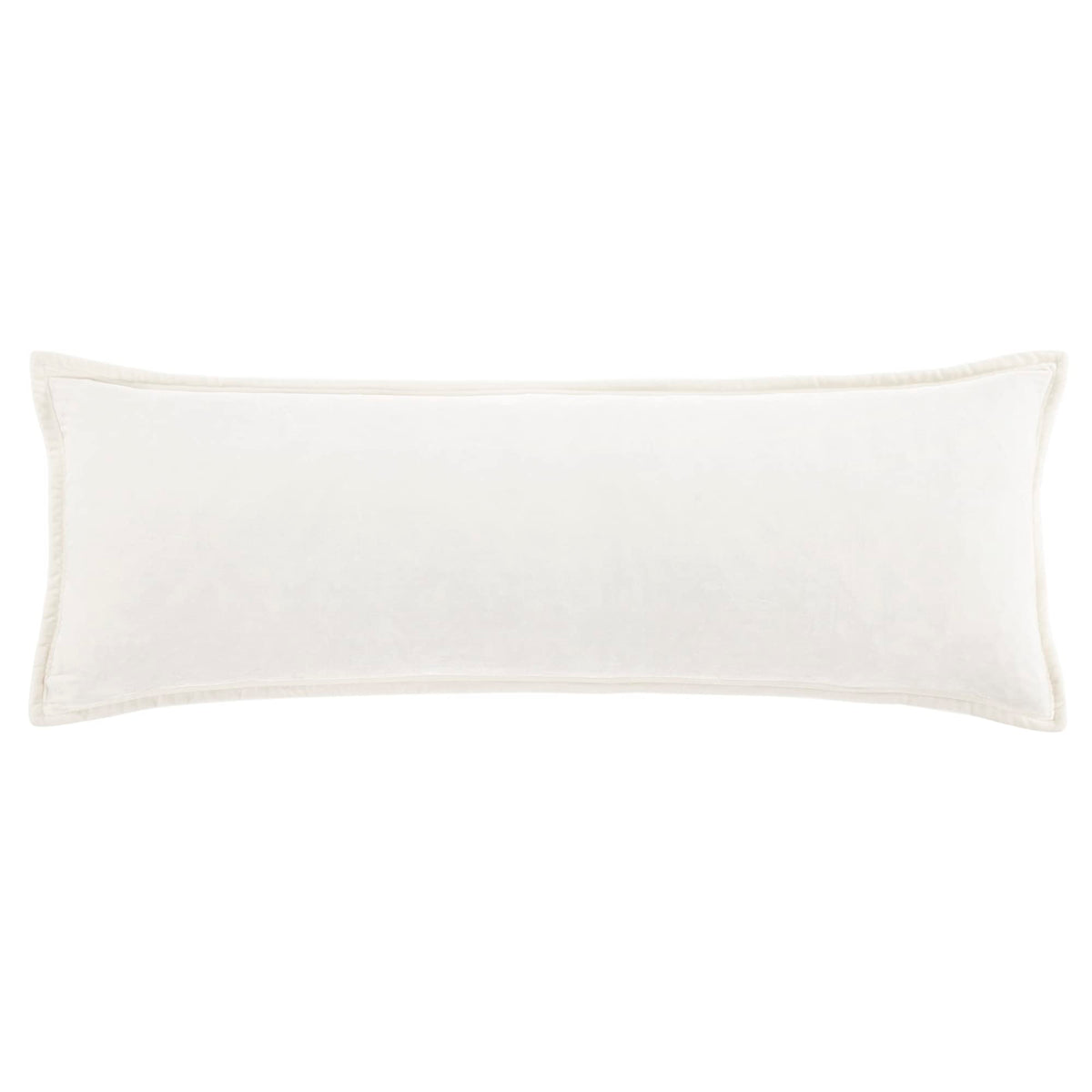 HiEnd Accents Stella Faux Silk Velvet Green Ochre Long Lumbar Pillow