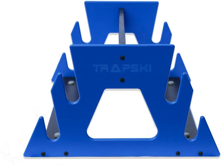 TRAPSKI All Mountain/Race/XC Ski and Snowboard Mobile Rack | Marine Grade HDPE Plastic | Made in The USA