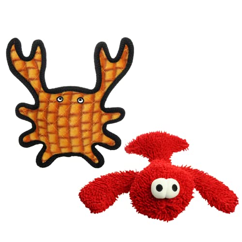 TUFFY® 3 Pack Pig Bear Turtle Ultra Durable Plush Dog Toys