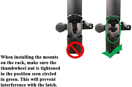 BRIGHTLINES Improved Universal Roof Ski Racks, Snowboard Racks, Ski Carriers 2pcs Mount on car top Cross Bars (Up to 6 Skis or 4 Snowboards)