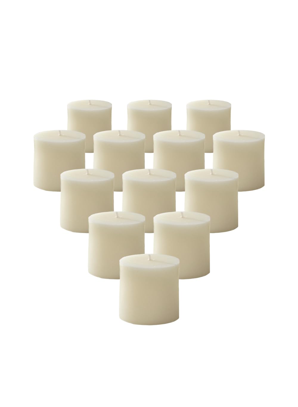 Serene Spaces Living 10-Hour White Votive Candle, Unscented, Long-Burning Tea Light Candles for Weddings, Parties, Events, Restaurants & Bars, Pack of 432