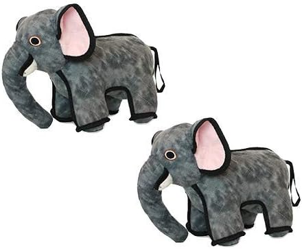 TUFFY® 2 Pack Elephant Ultra Durable Plush Dog Toys