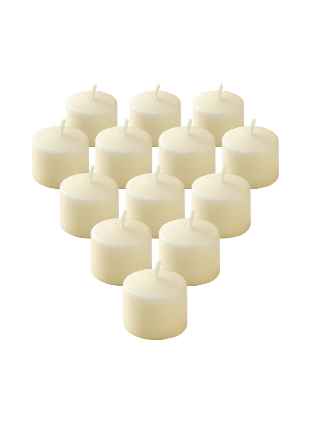 Serene Spaces Living 10-Hour Ivory Votive Candle, Unscented, Long-Burning Tea Light Candles for Weddings, Parties, Events, Restaurants & Bars, Pack of 432