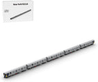 New York R211A Subway Building Blocks Set Designed by Taters, DIY New York Subway Model Assembly Kit, Collectible Street Scene Display Model for Adult, MOC-139417 (Static Version/1796PCS)