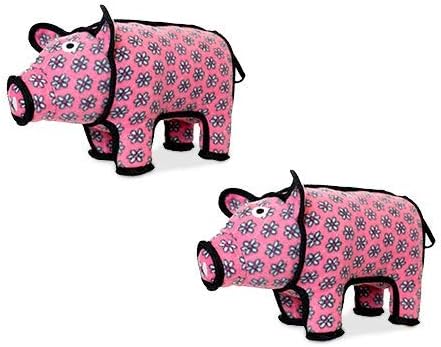 TUFFY® 2 Pack Pig Ultra Durable Plush Dog Toys