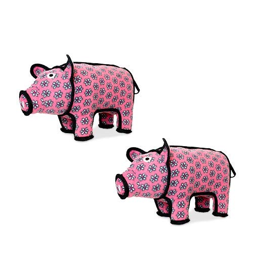 TUFFY® 2 Pack Medium Bull Ultra Durable Plush Dog Toys