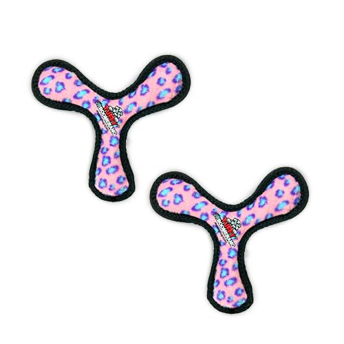 TUFFY® 4 Pack Gear Ring Rabbit Boomerang Turkey Plush Dog Toys