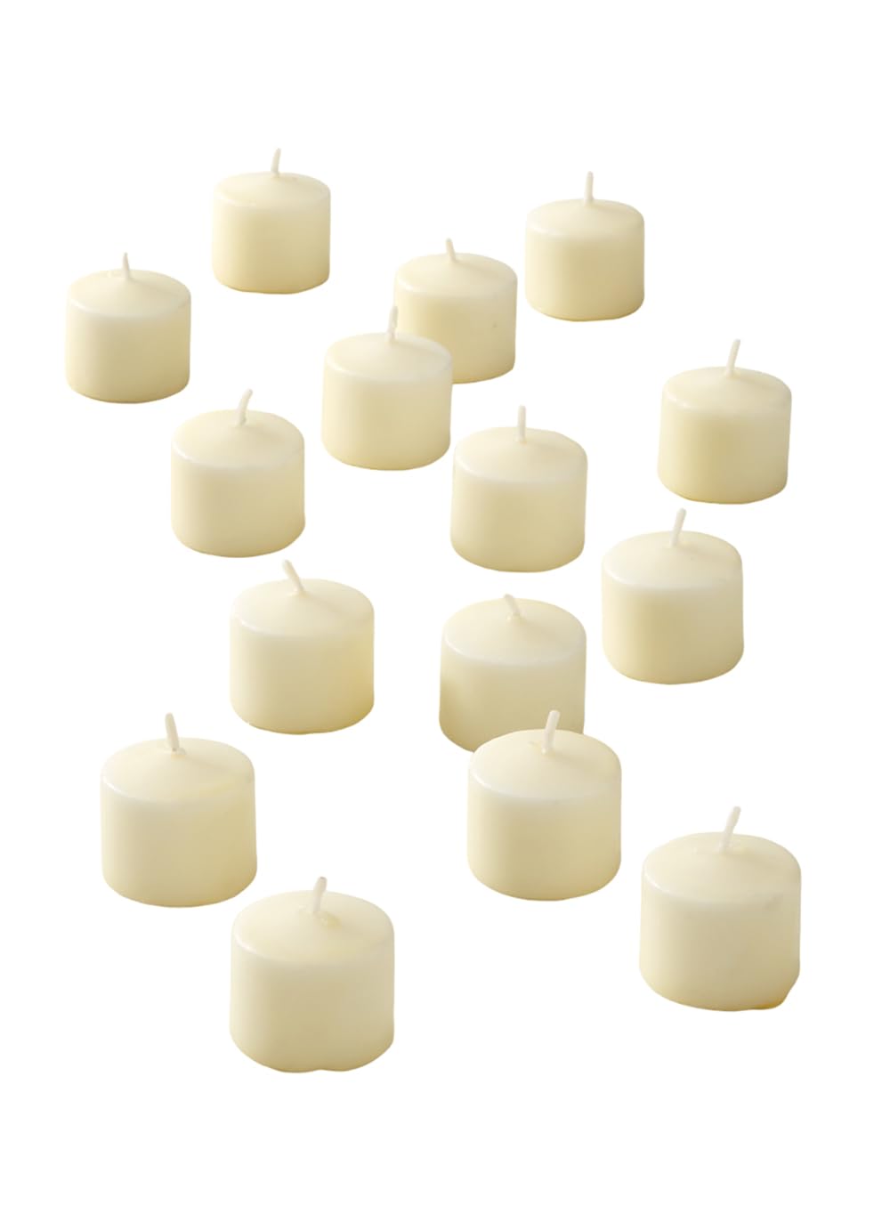 Serene Spaces Living 10-Hour White Votive Candle, Unscented, Long-Burning Tea Light Candles for Weddings, Parties, Events, Restaurants & Bars, Pack of 432