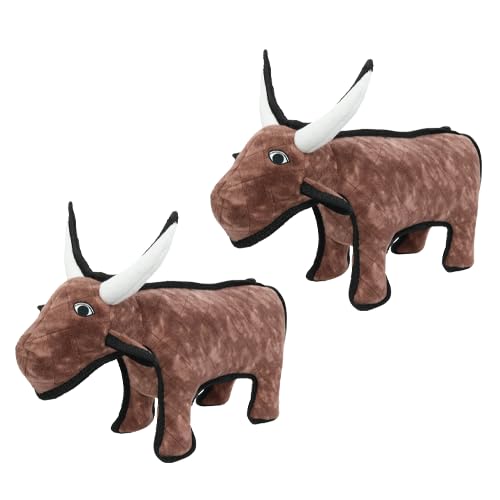 TUFFY® Bull Ultra Durable Plush Dog Toy