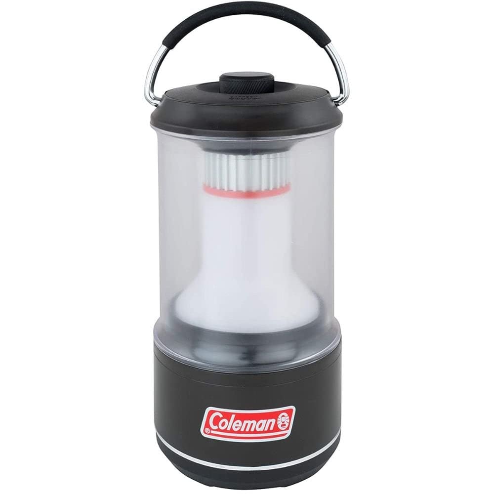 Coleman LED Lantern Batteryguard 600 Lumens, Super Bright High Power Cree Led Lamp, Portable Camping Light Lantern - Black, Small