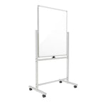 TRU RED Magnetic Mobile Dry Erase Board, 40x60 In, Double-Sided