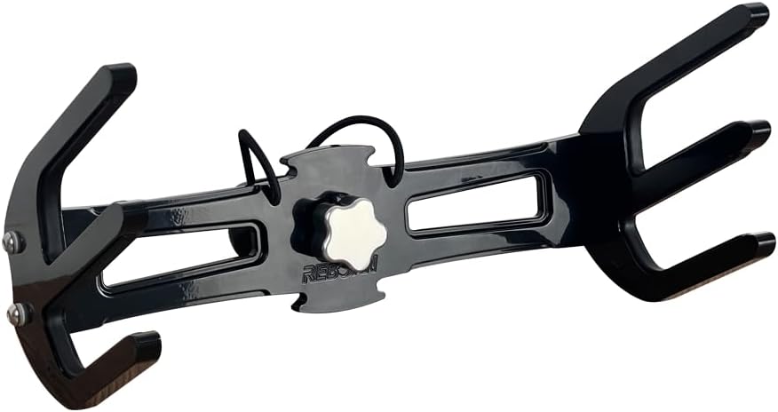 Reborn Pro2 Quick Release Waterski Tower Rack,with 2.5" clamp can fit 1 3/4", 1 7/8", 2", 2 1/4", 2 3/8", 2 1/2" Round Tubes, Silver Polished Or Black Coated Finish