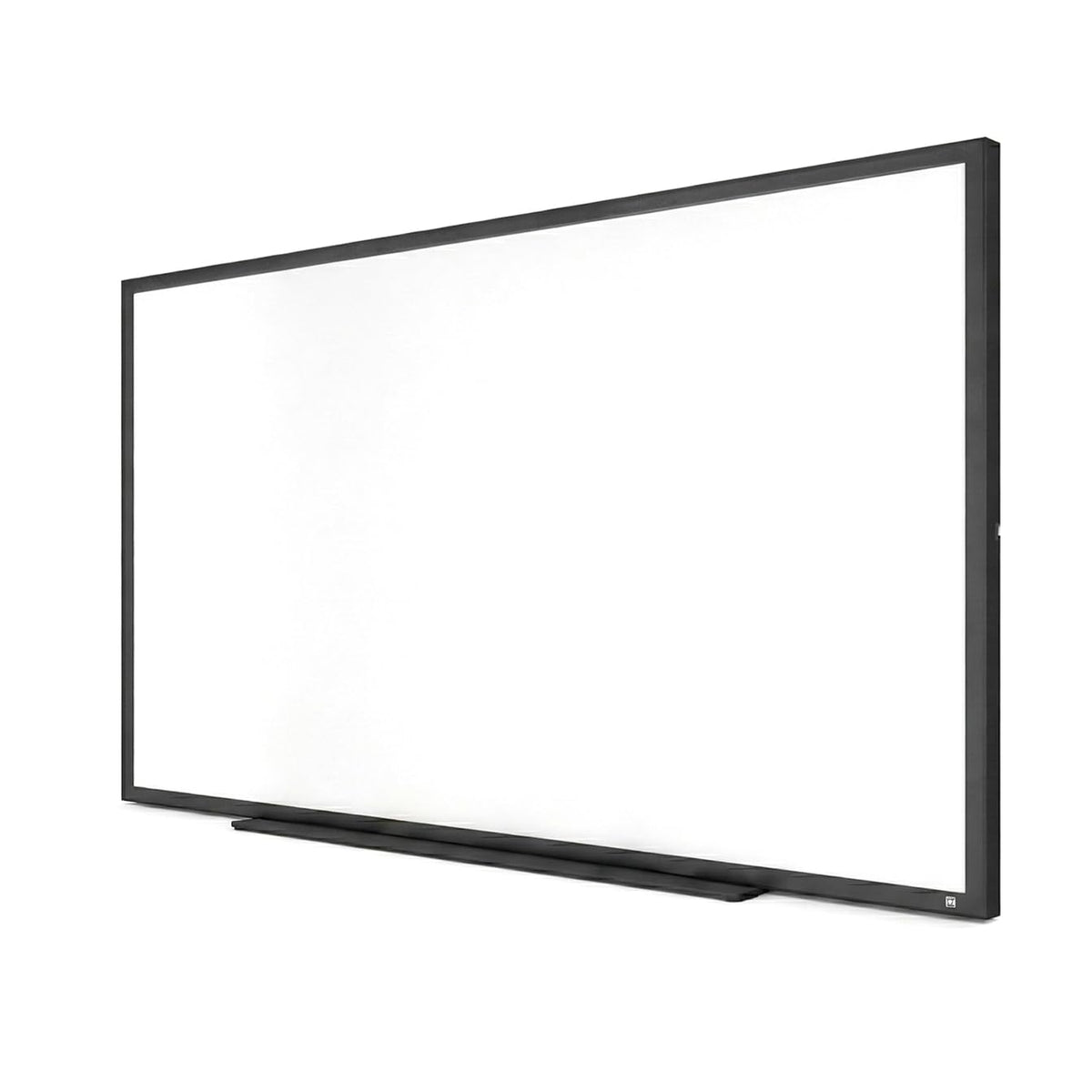 TRU RED Magnetic Steel Dry Erase Board, 5 ft x 3 ft, Black Frame