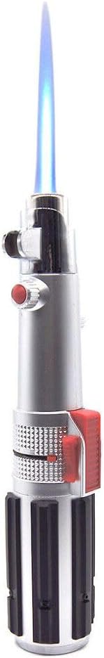 The Chosen One Lightsaber Lighter – Refillable Butane Jet Torch, Windproof & Adjustable Flame – Great Gift for Boyfriends, Husbands & Dads – Unique Collector’s Gadget by Philthy