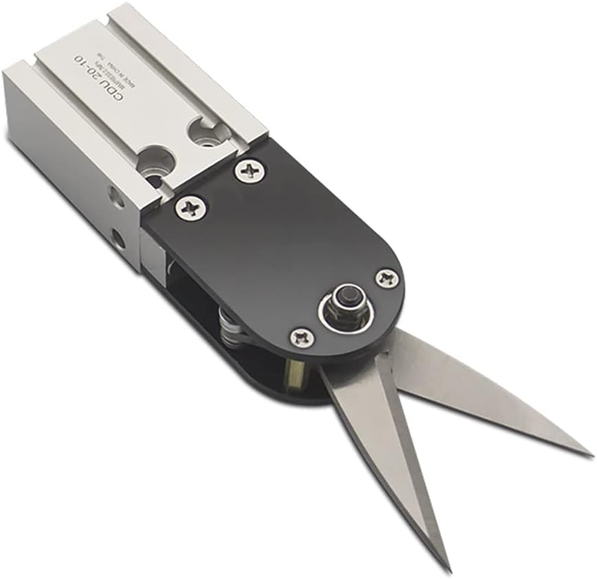 Pneumatic Air Nipper Shears, High Speed Industrial Automatic Air Cutter For Fabrics Ear Mask Elastic Rope Plastic Metal Sheet (K25)