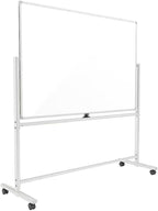 TRU RED Magnetic Mobile Dry Erase Board, 40x60 In, Double-Sided