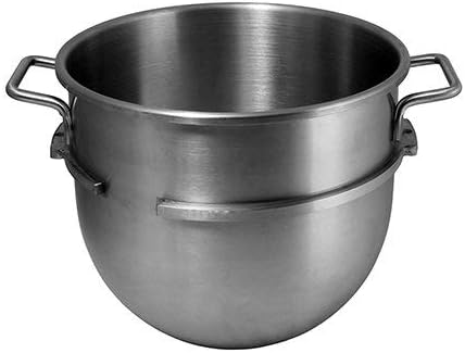 Vollum 30-Quart Commercial Stainless Steel Mixing Bowl for Hobart Mixer - Hobart Equivalent