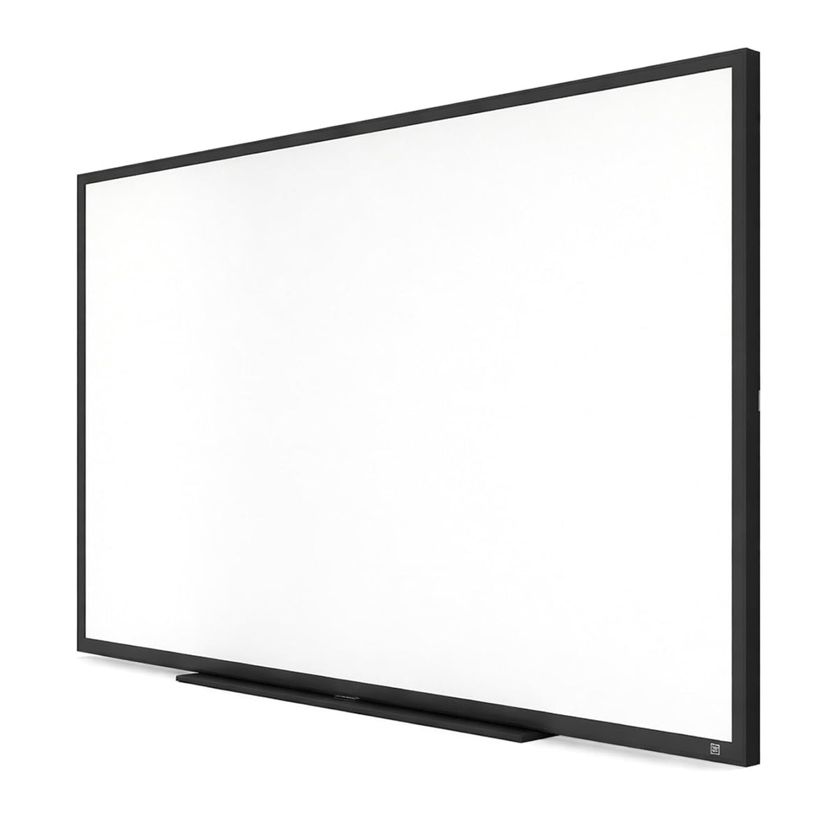 TRU RED Magnetic Steel Dry Erase Board, 5 ft x 3 ft, Black Frame