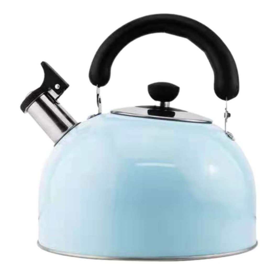 Tea Kettle For Stove Top Stainless Steel Stove Top Whistling Kettle Hot Water Tea Pot Fast To Boil Whistling Tea Kettles Kettle Teapot(Green,3L)