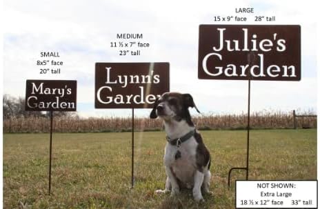 Funny Garden Stake 21 to 33 Inches Tall (Cool Beans, XL 33" Tall)