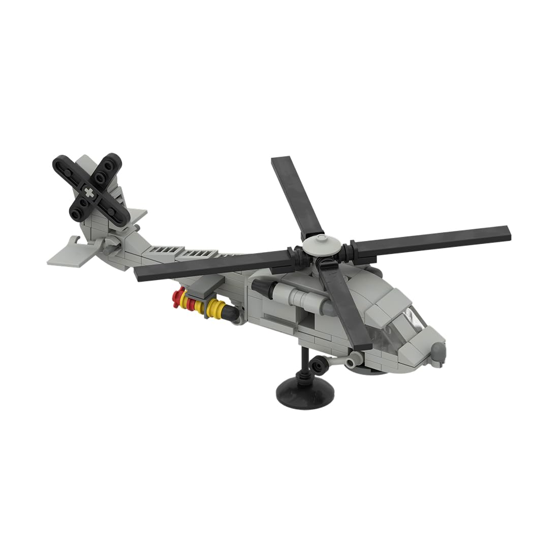 Helicopter Building Kit, MH-60R Seahawk Military Helicopter Model Toy Sets, Creative MOC Building Blocks for Adults (1252PCS)