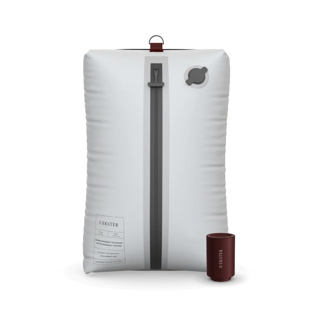 Ekster Travel Pack Vacuum Kit - Travel Vacuum Bags with Pump - 1 Pack