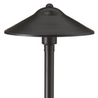 VOLT Max Spread 12V Solid Brass Path Light (25" Tall, 9" Shade), Bronze